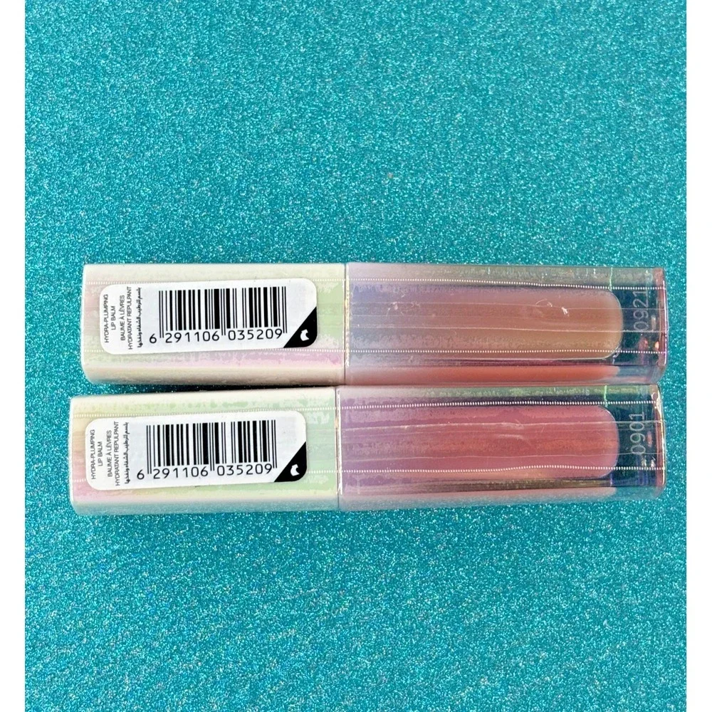 2 X HudaBeauty Silk Balm Lip Gloss-Blush-Trial Size